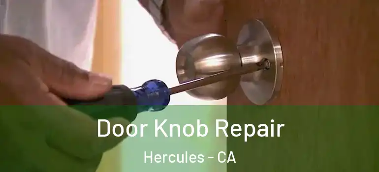  Door Knob Repair Hercules - CA